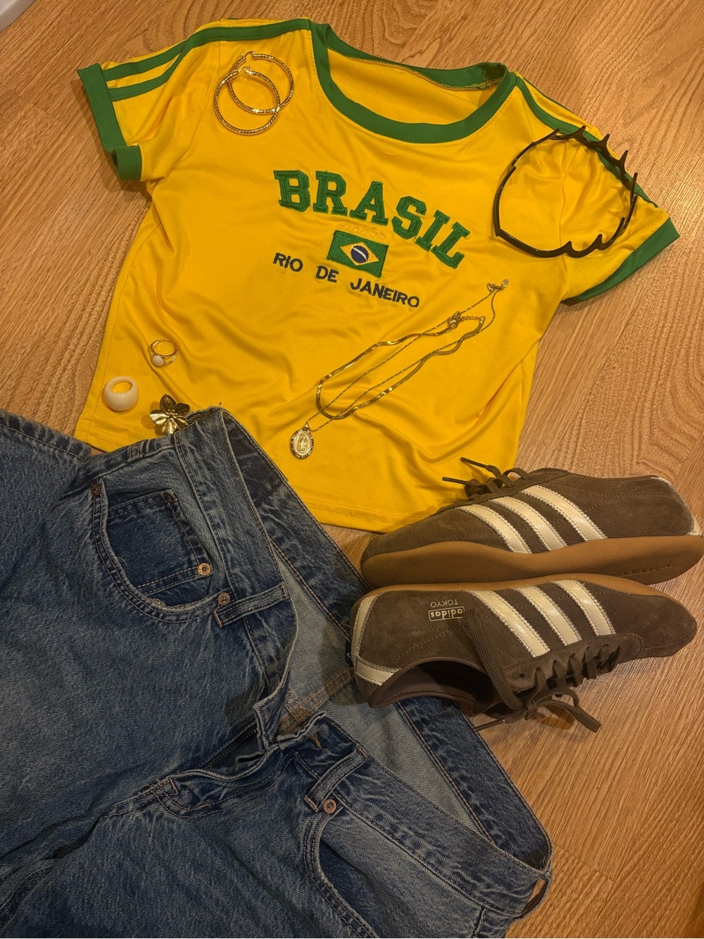 Brasil Rio de Janeiro Yellow T‑Shirt